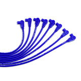 Spark Plug Wire Set Universal 8mm Silicone Spiro Pro 90? 350 ohm/ft Blue 73651