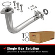1994-1997 Honda Accord Direct-Fit Front Pipe Kit 107-0048 stainless steel