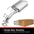 2001-2003 Hyundai Elantra Direct-Fit Muffler Kit 108-0061 aluminized steel