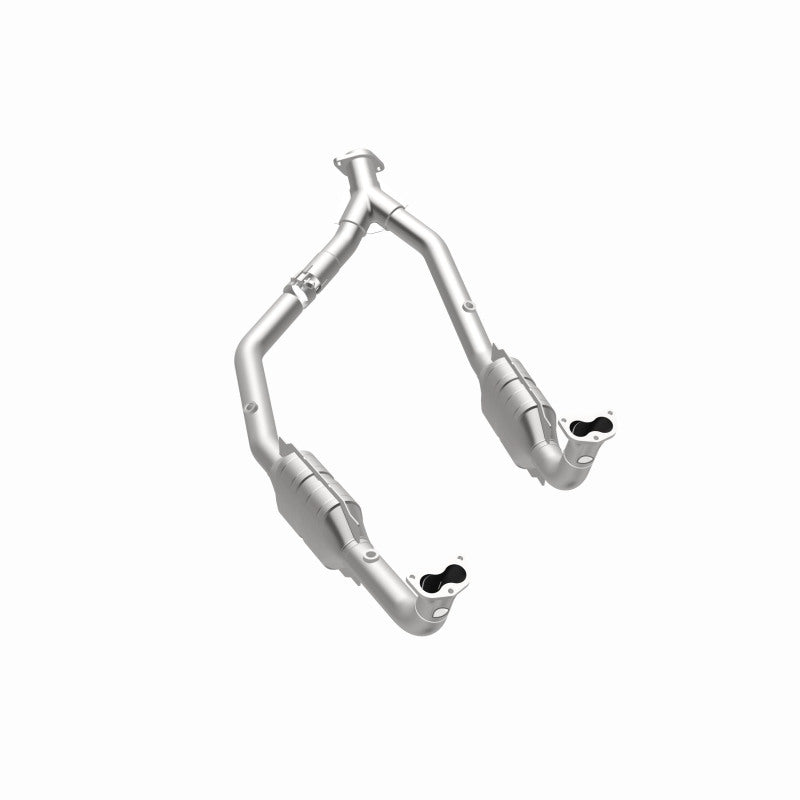 MagnaFlow direct-fit catalytic converter fits 1999-2002 Land Rover Discovery 4.0L and 2003-2004 Land Rover Discovery 4.6L stainless steel Federal EPA compliant OBDII 93689