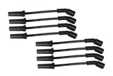 Spark Plug Wire Set Universal 8.2mm Silicone Thundervolt 40 ohm/ft Black 84044
