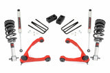 3.5 Inch Lift Kit; Cast Steel; M1 Strut; Chevy/GMC 1500 (14-16) 19840RED