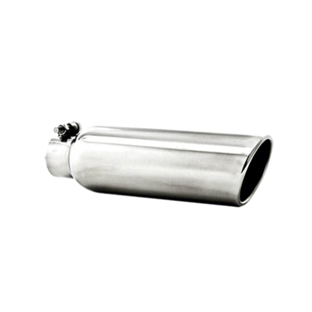 t 3.5" OD 2.25" inlet 12" in length Angled Cut Rolled End Clampless-no weld-T5147 MBRP Exhaust