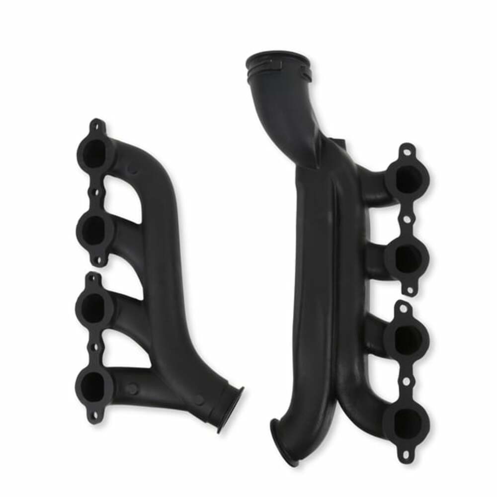 t 3" Turbo outlet/2.25" Cross-over connection LS Turbo Exhaust Manifolds 8510-3HKR Hooker BlackHeart