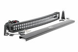 30 Inch Black Series LED Light Bar; Curved; Dual Row 72930BL
