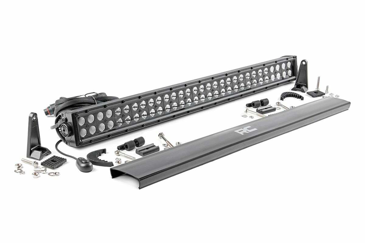 30 Inch Black Series LED Light Bar; Dual Row 70930BL