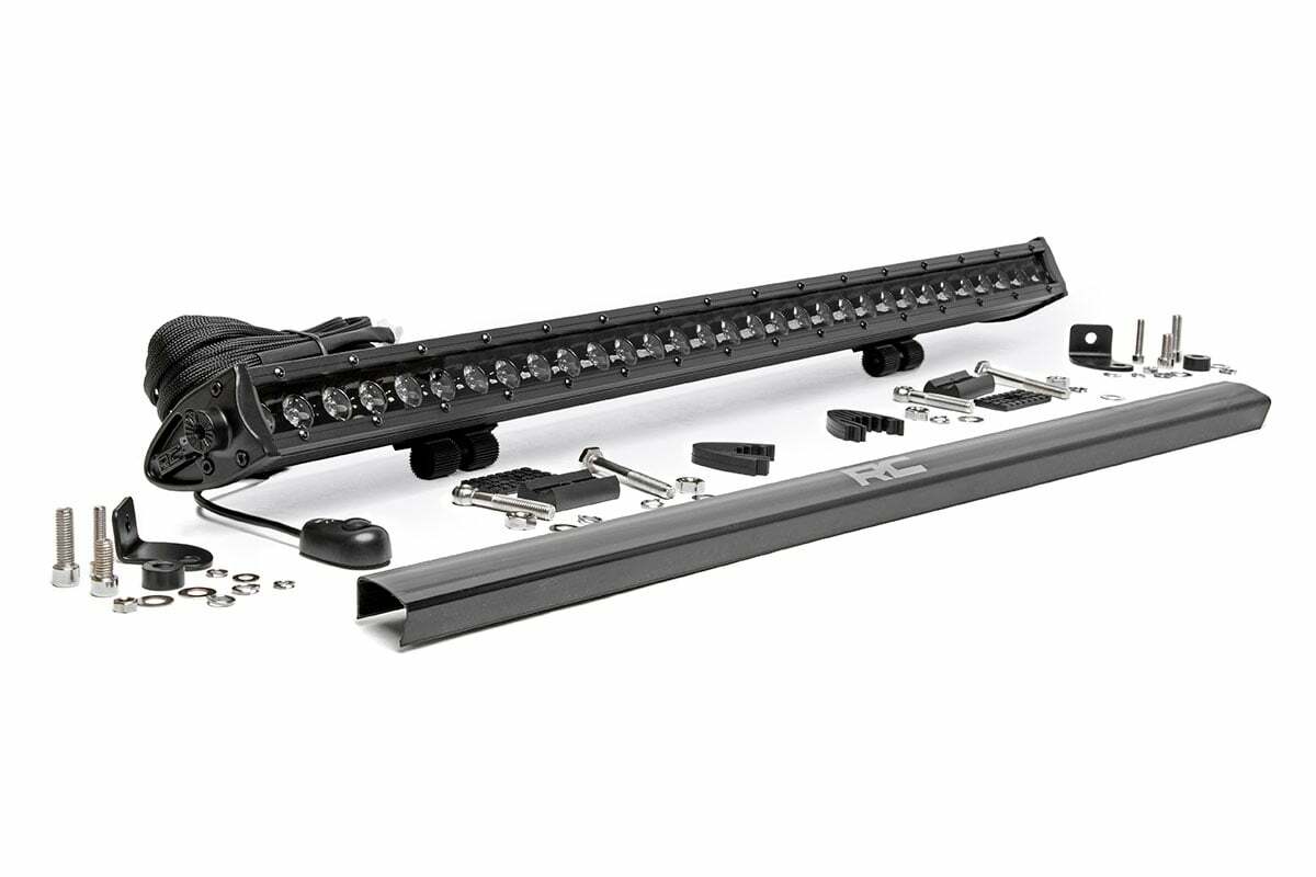 30 Inch Black Series LED Light Bar; Single Row 70730BL