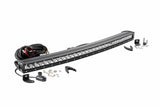 30 Inch Chrome Series LED Light Bar; Curved; Single Row 72730