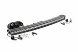 30 Inch Chrome Series LED Light Bar; Curved; Single Row 72730