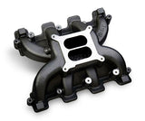 Holley Dual Plane Carbureted Intake - GM LS3/L92 - Black - 300-129BK