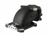 Holley EFI 300-240FBK - Throttle Body Intake Elbow 4150 - Fits Ford Throttle Bodies-Black Finish