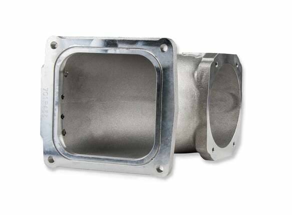 Holley EFI Cast Aluminum 4500 EFI Throttle Body Intake Elbow-LS - 300-248