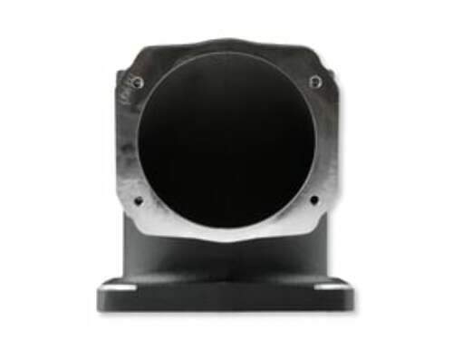 Holley EFI Black Cast Aluminum 4500 EFI Throttle Body Intake Elbow-Ls 300-248BK black aluminum