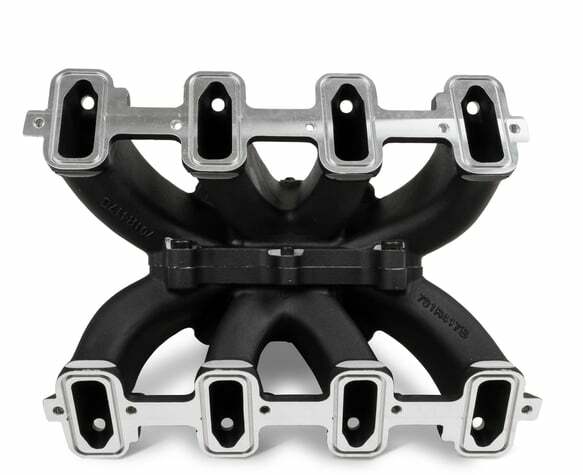 Holley Single Plane EFI Split-Design Intake Manifold GM LS1/LS2 Black 300-255BK