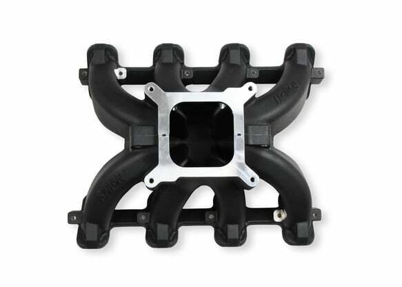 Holley Single Plane Split-Design Intake Manifold GM LS1/LS2/LS6 Black 300-256BK