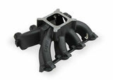 Holley Single Plane Split-Design Intake Manifold GM LS1/LS2/LS6 Black 300-256BK