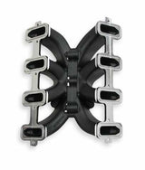 Holley Single Plane Split-Design Intake Manifold GM LS1/LS2/LS6 Black 300-256BK