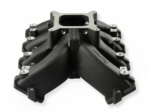 Holley Single Plane EFI Split-Design Intake Manifold GM LS3/L92 Black 300-290BK
