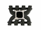 Holley Single Plane Split-Design Intake Manifold GM LS3/L92 Black-4150 300-291BK