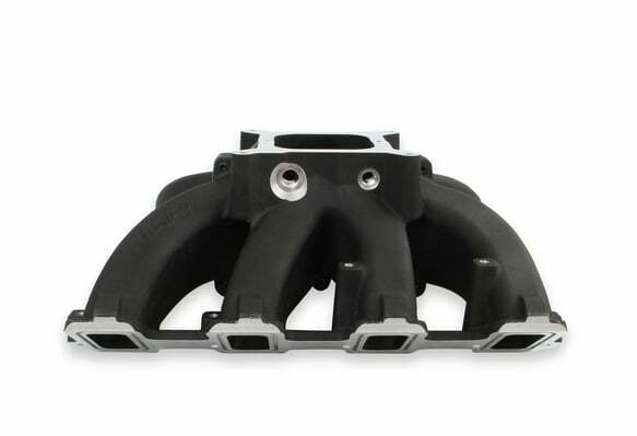 Holley Single Plane Split-Design Intake Manifold GM LS3/L92 Black-4150 300-291BK