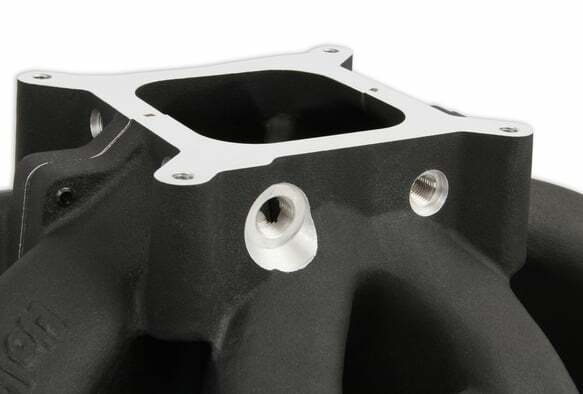 Holley Single Plane Split-Design Intake Manifold GM LS3/L92 Black-4150 300-291BK