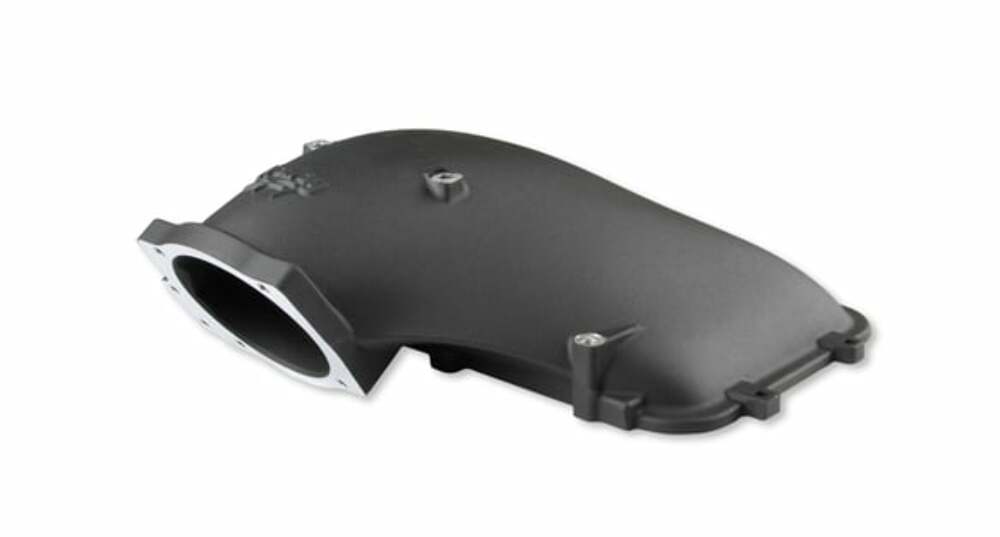 t 8.2 SBF Ford Hi-Ram EFI Manifold with Side Mount Top-Black - 300-306BK HolleyEFI