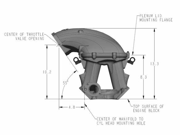 Holley EFI component for Ford black