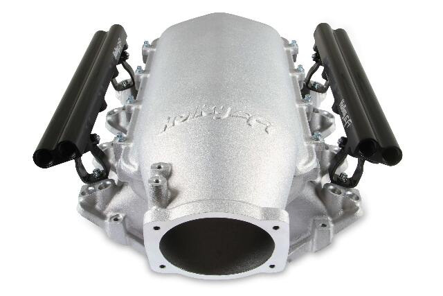 Holley EFI Dual Fuel Injector LS1 Lo-Ram Top-Feed EFI Intake Manifold Kit - 300-624