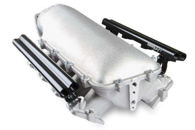 Holley EFI Dual Fuel Injector LS1 Lo-Ram Top-Feed EFI Intake Manifold Kit - 300-624