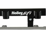 Holley EFI Lo-Ram Manifold Base and Fuel Rails Single Fuel Injector GM LS3/L92 300-670