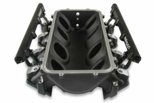 Holley EFI Lo-Ram Manifold Base and Fuel Rails Single Fuel Injector GM LS3/L93 300-670BK