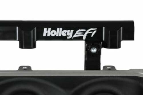 Holley EFI Lo-Ram Manifold Base and Fuel Rails Single Fuel Injector GM LS3/L93 300-670BK