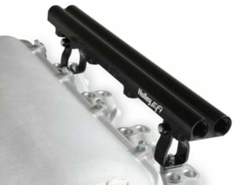 Holley EFI Lo-Ram Manifold Base and Fuel Rails Dual Fuel Injector-GM LS3/L92 300-683