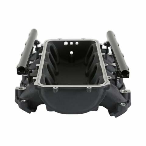 Holley EFI Lo-Ram Manifold Base &Port Inject Fuel Rail-Gm Gen V Lt Top-Feed-Black-300-711BK