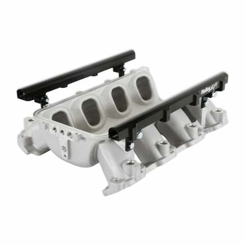 Holley EFI Lo-Ram Manifold Base &Port Inject Fuel Rail-Gm Gen V Lt-Front-Feed-Satin-300-713