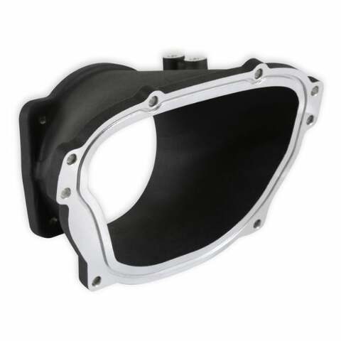 Holley EFI Ultra Lo-Ram 105Mm Throttle Body Adapter-Gm Gen V Lt Front-Feed-Black-300-714BK