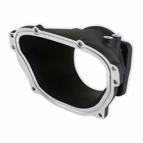 Holley EFI Ultra Lo-Ram 105Mm Throttle Body Adapter-Gm Gen V Lt Front-Feed-Black-300-714BK
