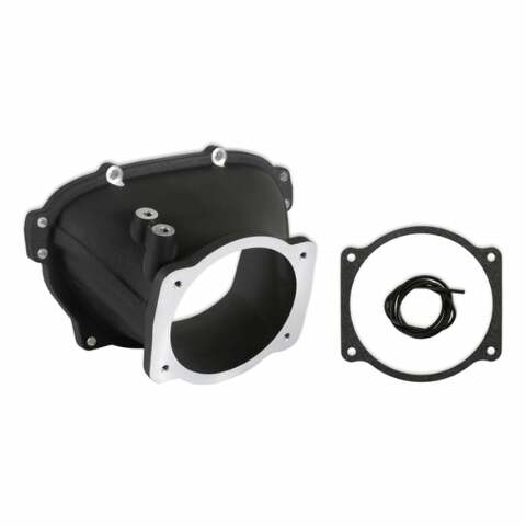 Holley EFI Ultra Lo-Ram 105Mm Throttle Body Adapter-Gm Gen V Lt Front-Feed-Black-300-714BK