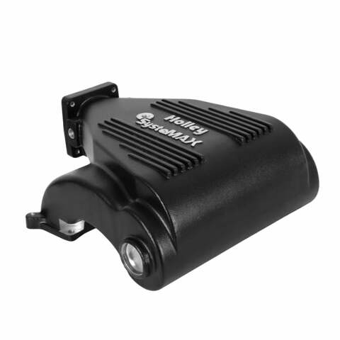 Holley performance fuel system component for Ford black ceramic coated