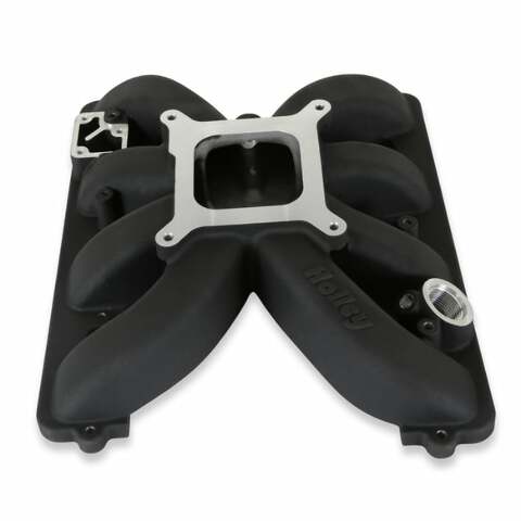Holley Single plane intake manifold for Gen III Hemi, Sniper EFI/Carb Black 300-931BK