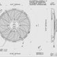 Spal 30101522 Puller Fan 12 Medium Profile, Curved Blade - 1226cfm