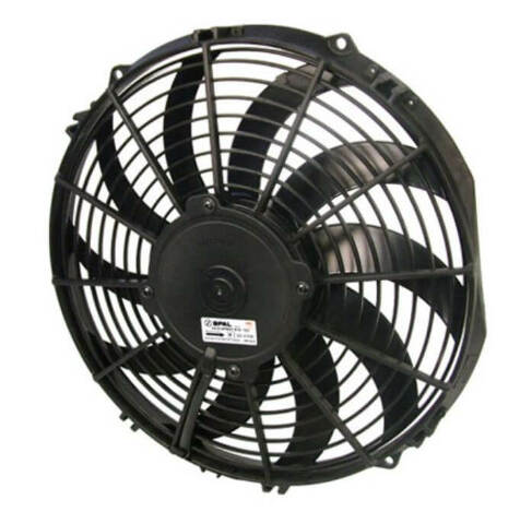 SPAL 12 inch medium profile puller electric cooling fan 1226 CFM curved blade 30101522