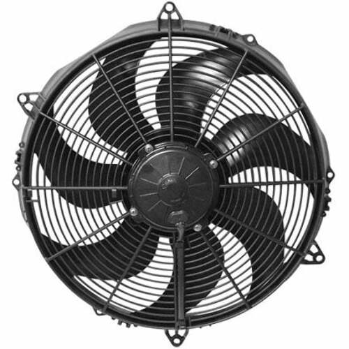 SPAL 16 inch high performance puller electric cooling fan 1918 CFM paddle blade 30102082