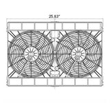 SPAL 12 inch dual high performance puller electric cooling fan 3168 CFM 30102130
