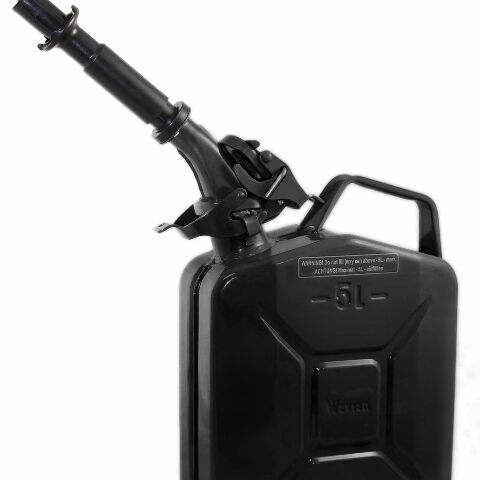 Wavian - Steel Jerry Can  5L (1.3 Gallon)-Black 3027