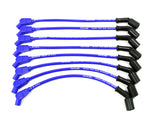 Spark Plug Wire Set Universal 8mm Silicone Spiro Pro 135? 350 ohm/ft Blue 76646