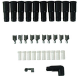 Spark Plug Wire Connector 7 - 10.4mm 180? 10 Black 46052