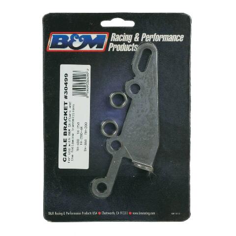 B&M 30499 - Cable Bracket Kit - GM - TH400, TH350, TH250, TH200, 700R4, 2004R, 4L60E and 4L80E Transmissions