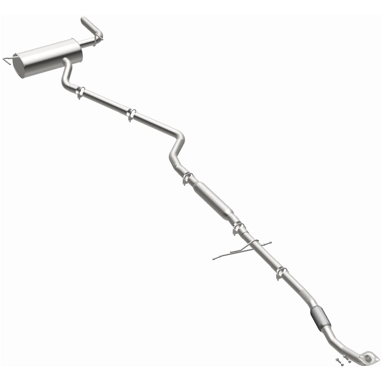2014-2018 Jeep Cherokee Direct-Fit Replacement Exhaust System 106-0781 aluminized steel