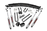 Fits Dodge W100 Truck (86-89)/W200 Truck (78-80) 4" Lift Kit; Rear Blocks; 310.2